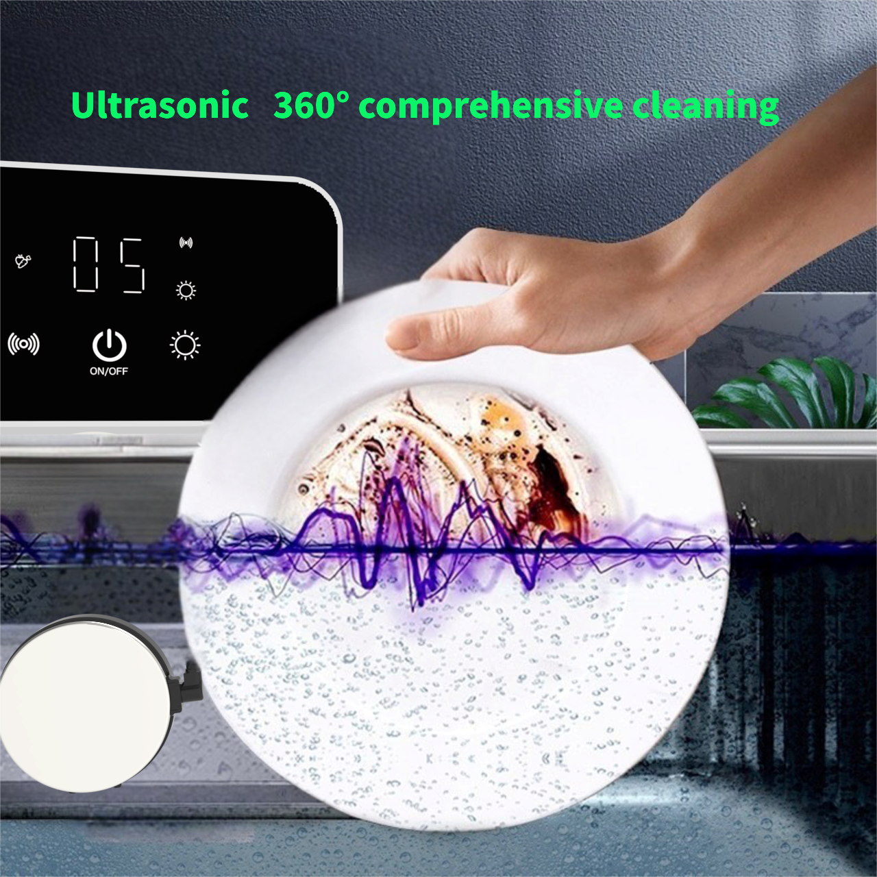 Kido M1 Portable Multifunctional Ultrasonic Dishwasher