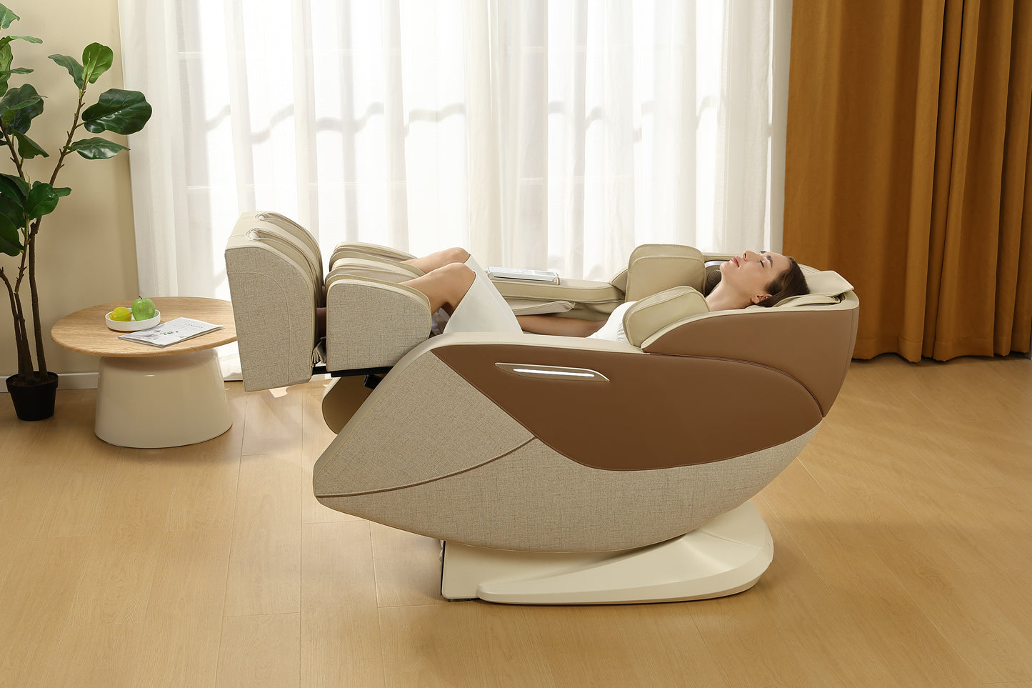 Kido Ultimate Nobiluxe Massage Chair Series horizontal position with model